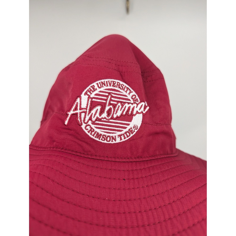 The Game Alabama Crimson Tide Wide Brim Bucket Hat Crimson Red Sun Hat NWT
